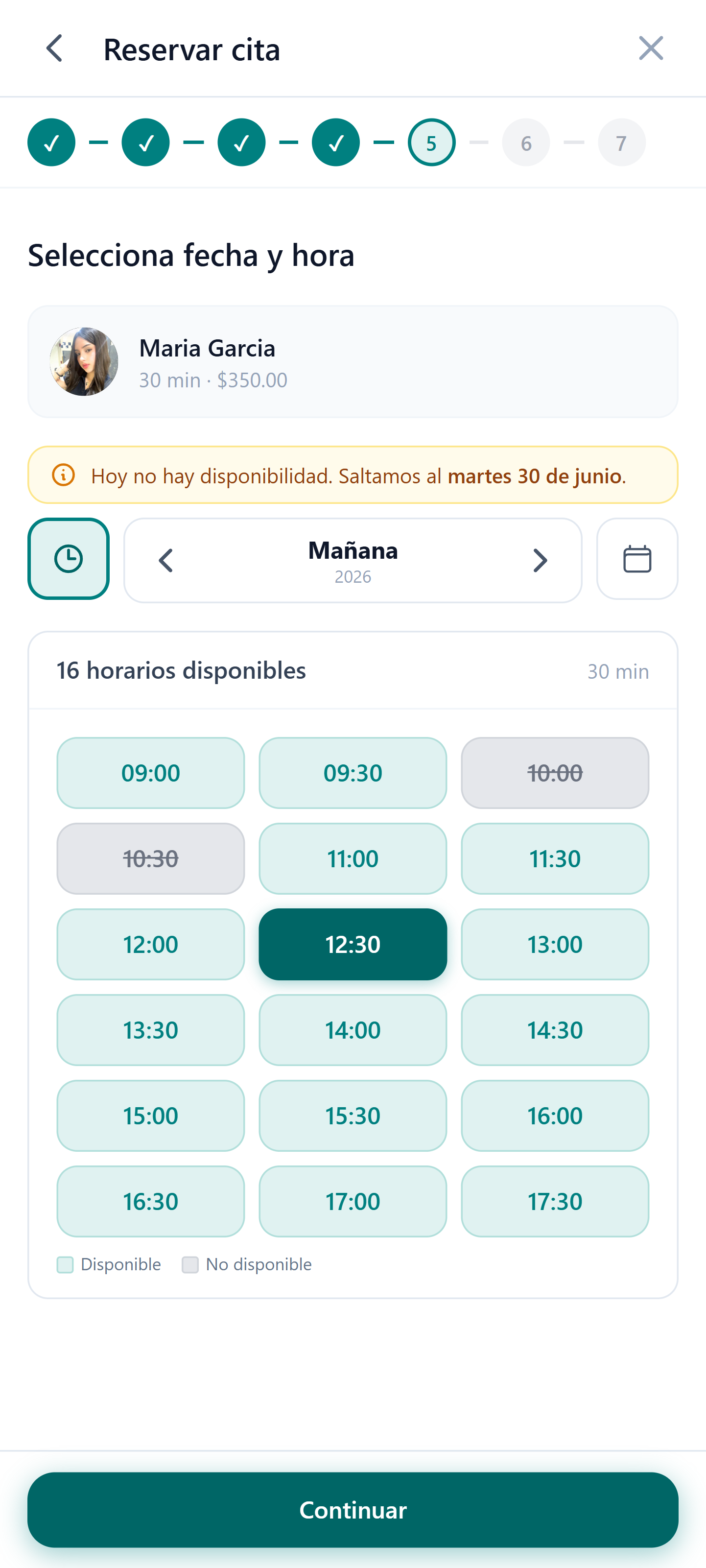 Fecha y hora